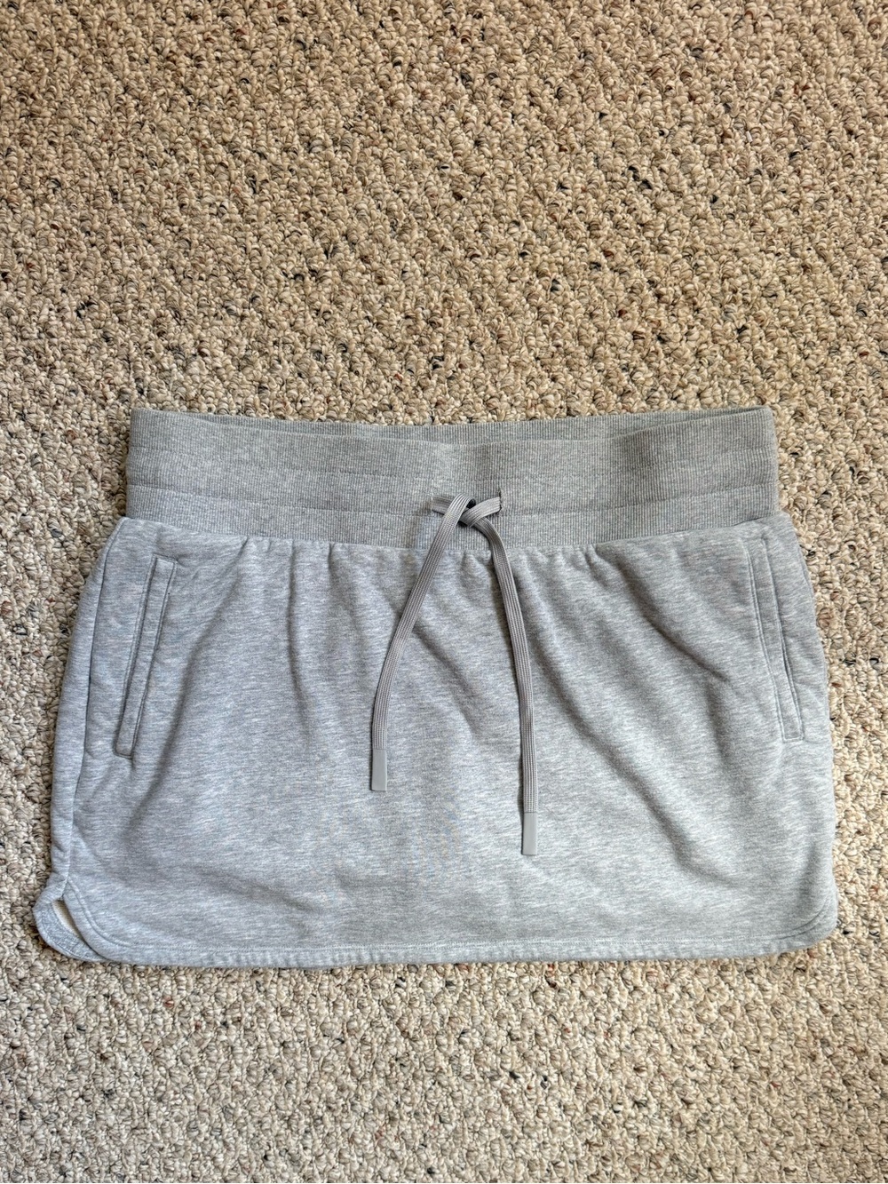 JoyLab French Terry High-Rise Skirt / Skort | Heather Gray | Size XL